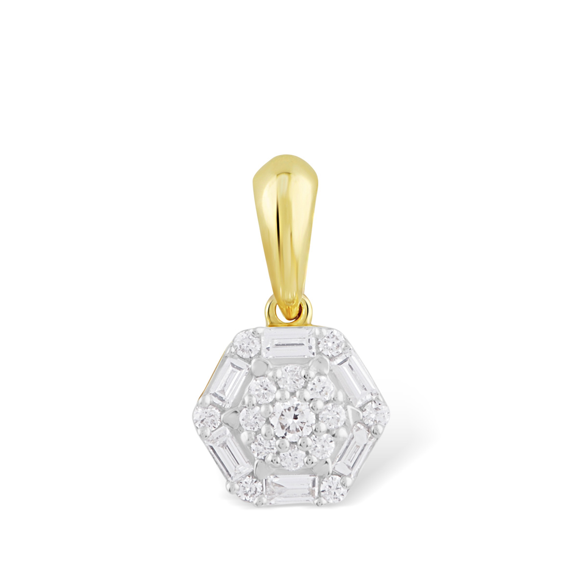 FI52576SWD4YP
14k yellow gold diamond pendant
