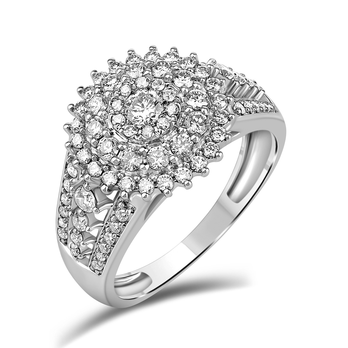 HE52456RWD4WN
14K white gold diamond ring