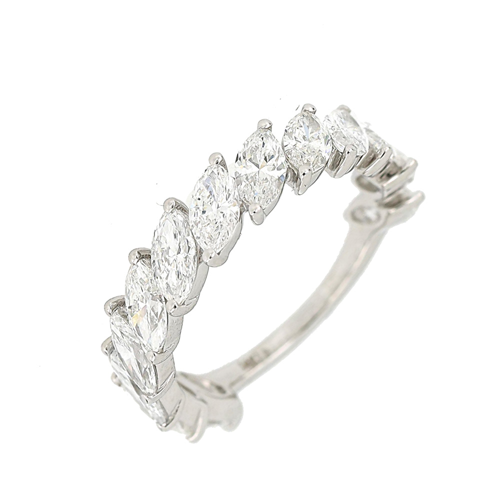 KC52971R4WLG 14K white gold marquise diamond ring