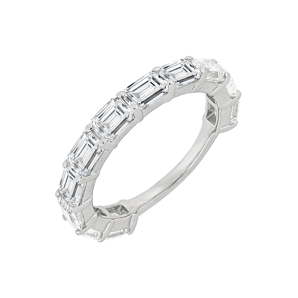 KC52972R4WLG 14K white gold baguette diamond ring
