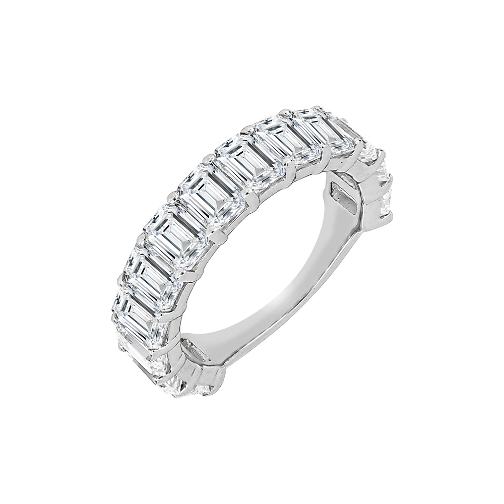 KC52975R4WLG 14K white gold baguette diamond ring