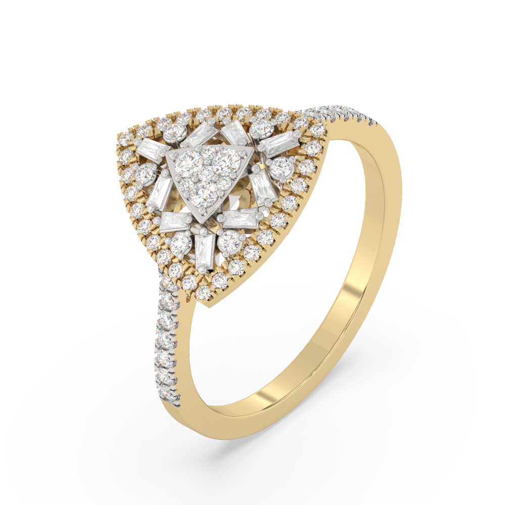 FI53219QWD4EN 14K Yellow Gold Diamond Ring