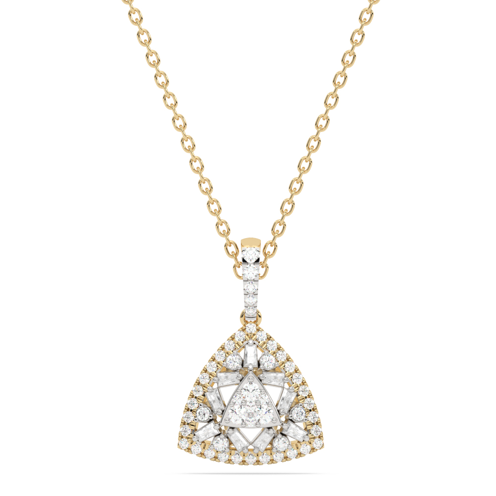 FI53219SWD4EN 14K Yellow Gold Diamond Necklace