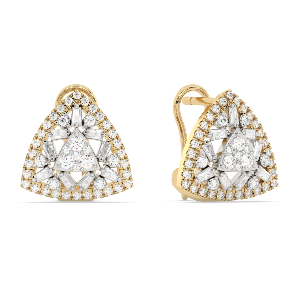 FI53219WWD4EN 14K Yellow Gold Diamond earrings
