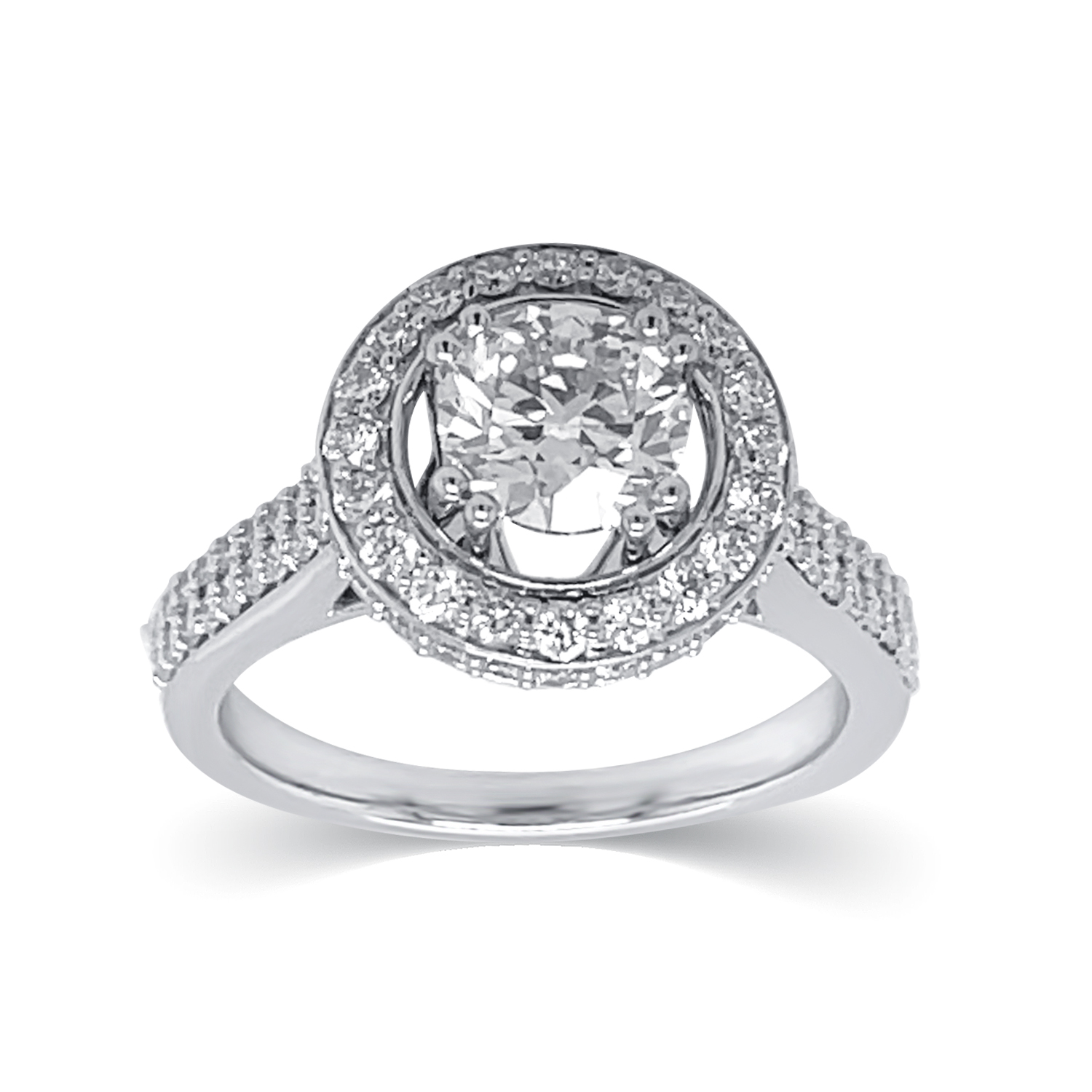 KA53297R4WLG 14K white gold diamond ring