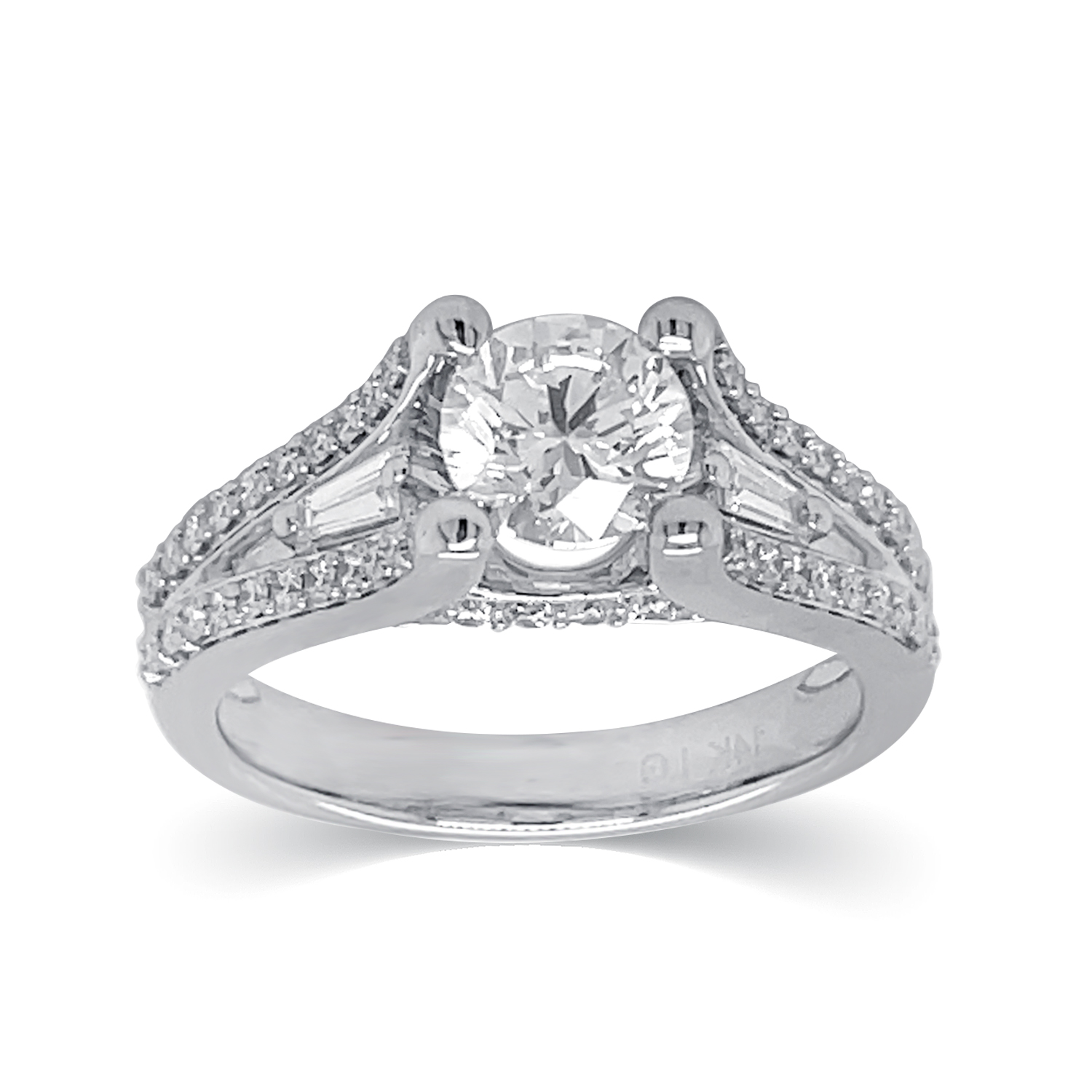 KA53304R4WLG 14K white gold diamond ring
